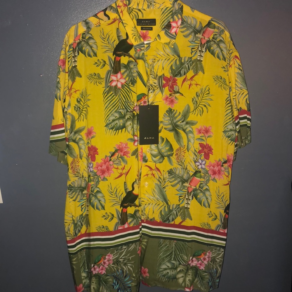 Zara Tropical Shirt